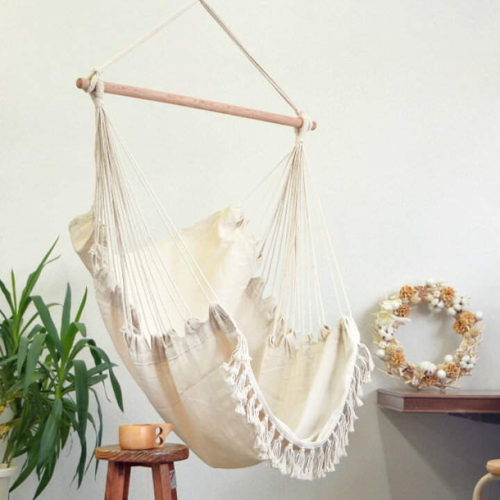 楽天市場】※交換用チェア+ロープのみ販売 フリンジチェアハンモック  