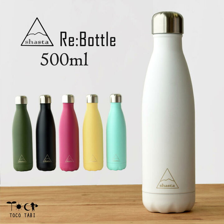 楽天市場】18-8ステンレスボトル 500ml 直飲み 保温 保冷 水筒 18-8 