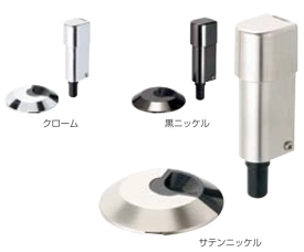 ベスト ドアキーパー(ロック付) No.457N　仕上色:サテンニッケル / 1個 (開きドア用金物 ドアストッパー ドアキャッチャー 交換 株式会社ベスト BEST