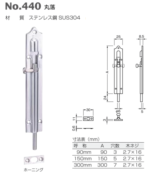 楽天市場】ベスト 丸落 No.440 150mm / 1本 (開きドア用金物 丸 楽天市場】ベスト 丸落 No.440 150mm / 1本 (開きドア用金物 丸