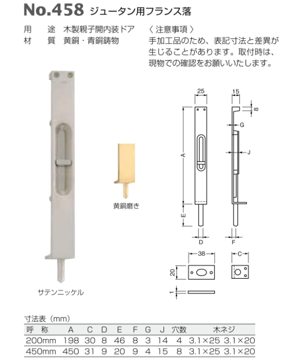 楽天市場】ベスト ジュータン用フランス落 No.458 200mm 仕上色
