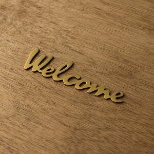 DUVE SL195P�@�^�J�� �T�C�����^�[�@Welcome�@SIGN LETTER (�T�C���v���[�g �ؕ��� �E�G���J�� �u���X Brass �A�C�A�� �A���e�B�[�N�� ���� �J���g���[ �������j