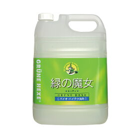 緑の魔女 キッチン用 台所用 詰め替え 5リットル ミマスクリーンケア 洗剤 ほんものや