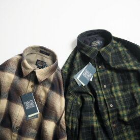 PENDLETON ペンドルトン ウォッシャブルウールレギュラーカラーシャツ LODGE SHIRT (CLASSIC FIT) / CHECK 2 COLOR