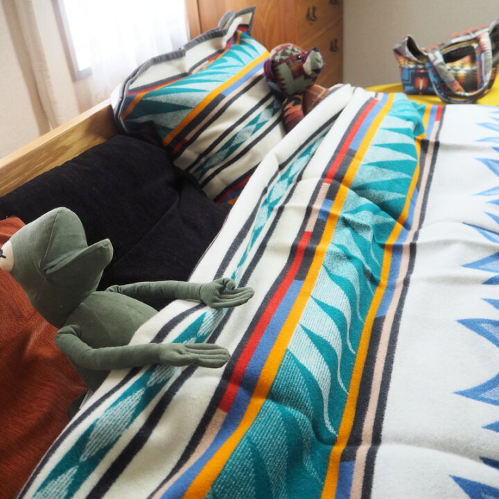 楽天市場】PENDLETON ペンドルトン 大判ブランケット TURQUOISE RIDGE 