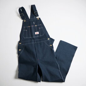 ROUND HOUSE ラウンドハウス MADE IN USA デニムオーバーオール #966 CLASSIC BLUE DENIM BUTTON FLY BIB OVERALLS / RIGID