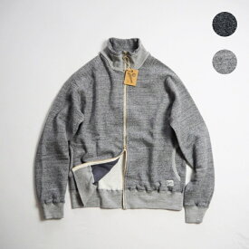 Kepani ケパニ ラフィー裏起毛ジップアップスウェット トラックジャケット GREAT SMOKEY / CORE COLOR
