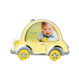 フォトフレーム 写真立て 写真 入れ たて フレームベビー 赤ちゃん くるま 車モチーフ かわいい ミニサイズ クリスタル キラキラ 出産祝い お祝い 誕生日 おしゃれ ギフト プレゼント