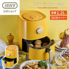 エアオーブン Toffy ノンフライ オーブン フライヤー エアフライヤー ヘルシー 揚げ物 家庭用 ノンフライヤー 小型 コンパクト おしゃれ かわいい 家電 油使わない 油で揚げない 惣菜 温めなおし ギフト プレゼント 新生活 トフィー 父の日