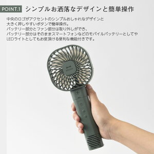 ポータブルスピーカーライトファン