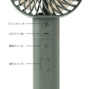 ポータブルスピーカーライトファン
