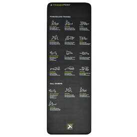トリガーポイント モビリティーマット トレーニングマット 183cm×61cm 筋膜リリース ヨガマット 滑り止め ガイド付き ストレッチ エクササイズ 筋膜はがし コリ緩和 柔軟性 筋トレ セルフケア スポーツ 運動 部活 ギフト プレゼント 誕生日 父の日 母の日 TRIGGER POINT