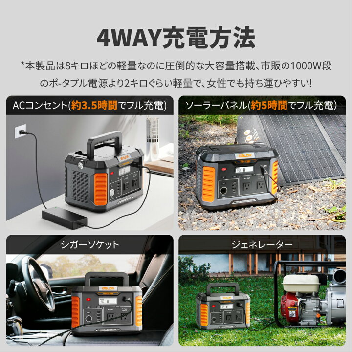 楽天市場】【40％OFFクーポン併用で72,588円！】BALDR ポータブル電源 