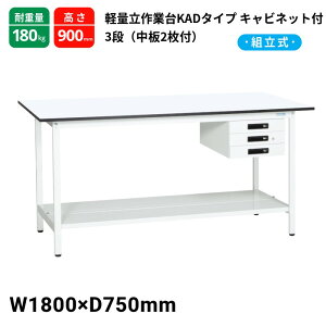 TJG yʍƑ KAD^Cv Lrlbg3it 2t X^_[h^Cv ω׏d180kg KAD-187CTMW 1800×750×900