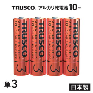 TRUSCO �A���J�����d�r 10�N �P3 (4�{��) TLR6GPL-4S 4550414093328
