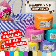 PPバンド 手芸 手芸用PPバンド プラカゴ バッグ 手芸バンド 15mm 15mm×100m 標準色 信越工業 年中無休発送
