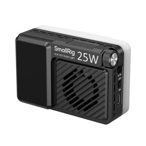 SmallRig RM 25C mini LED �r�f�I���C�g�i�u���b�N�jVideo Light (Black) 5357