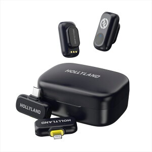 Hollyland LARK A1 Combo (Space Gray, with USB-C RX + Lightning RX + Charging Case)
