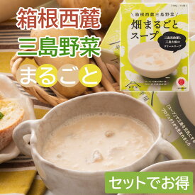 箱根西麓三島野菜 畑まるごとスープ「三島馬鈴薯と三島大根のクリームスープ」 150g袋 野菜スープ クリームスープ 常備 非常食 レトルトパウチ 食品ロス削減 クリーミー 濃厚 ふじのくに新商品セレクション 朝食 夕食 夜食 離乳食 介護食 ギフト 贈答