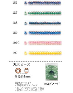 ۑr[Y 3mm(FI[)@NO.181`192 100g eʃpbN@(NO.181 187 188 189 191C 192 )@yg[z[r[YFt@Ng[z (TOHO OXr[Y p[c) S r[YhJ { i 