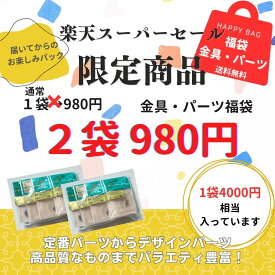 【スーパーSALE期間中全品P10倍 3/11 01:59迄】【金具・パーツ福袋】ハンドメイド 手芸 ビーズ織り パーツ 素材 人気 可愛い 親子 資材 大容量 ビーズ 福袋【トーホービーズ公式：ファクトリー直送】 (TOHO グラスビーズ パーツ)