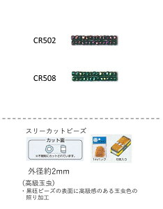 �X���[�J�b�g�r�[�Y ( �O�`�F2.0�`2.2mm)�@�����ʒ��@���ʂ�60m�p�b�N(��40,800��) (NO.CR502 CR508 )�@�y�g�[�z�[�r�[�Y�����F�t�@�N�g���[�����z (TOHO �O���X�r�[�Y �p�[�c)