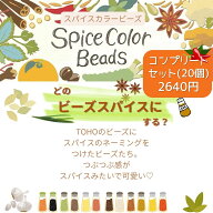 スパイスカラービーズ コンプリートセット【トーホービーズ公式：ファクトリー直送】パーツ アクセサリー…