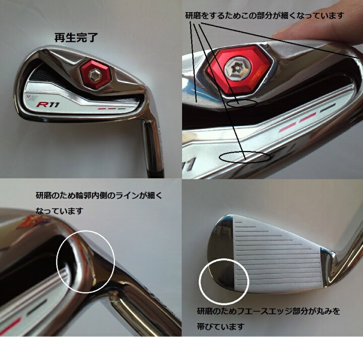 楽天市場】送料無料 テーラーメイド（TaylorMade） R11 再生アイアン 