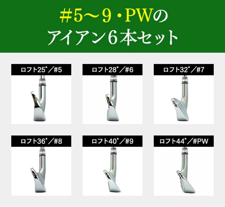 楽天市場】アイアンセット CNC 軟鉄鍛造 キャビティバック 6本セット 3 