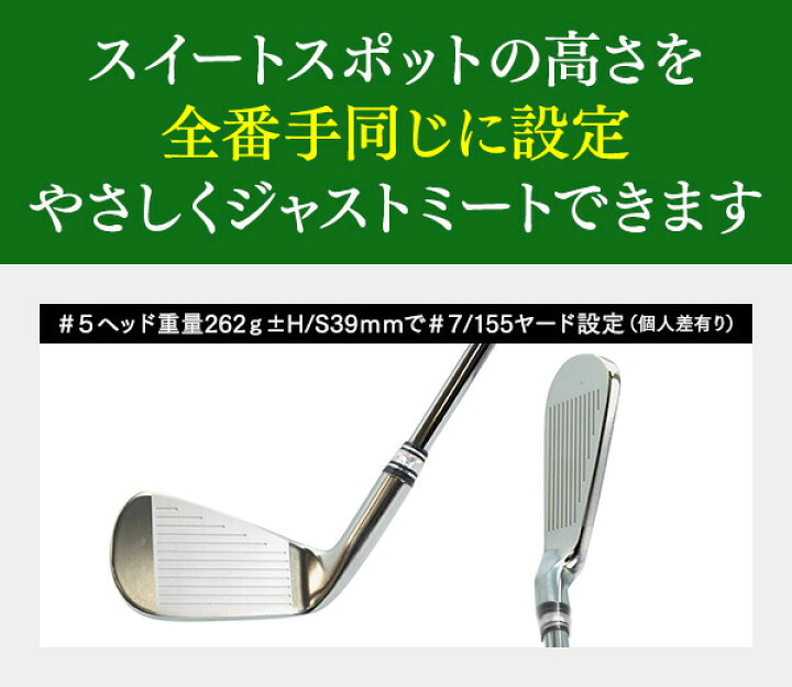 楽天市場】アイアンセット CNC 軟鉄鍛造 キャビティバック 6本セット 3 