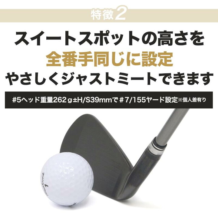 楽天市場】アイアンセット CNC 軟鉄鍛造 黒染め仕上げ キャビティ 
