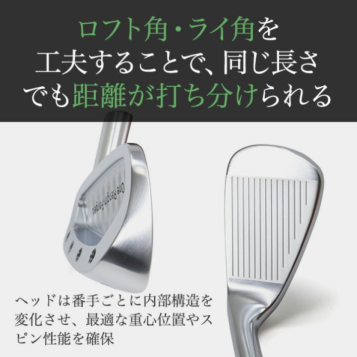 楽天市場】#6 単品1本 ワンレングス 軟鉄鍛造 アイアン ネジ式 #6 