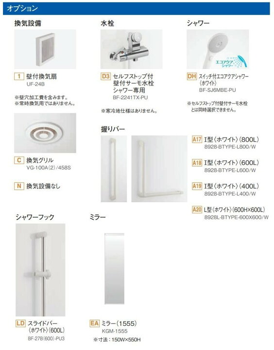 楽天市場】【受注制限、納期未定】リクシル シャワーユニット0812 標準 