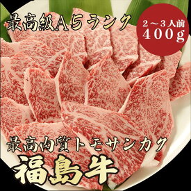 【福島牛 トモサンカク 400g A5ランク / 家庭用】｜家族で楽しむ焼肉｜ブランド牛 お取り寄せグルメ｜ブランド牛 黒毛和牛 高級肉 送料無料｜年末年始のごちそうに
