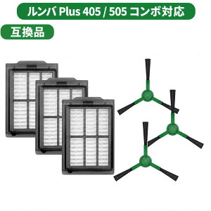 �����o Plus 405 505 �R���{�Ή� �t�B���^�[3�� �G�b�W�N���[�j���O�u���V3�� �����p�p�[�c 6�_�Z�b�g �݊��i�y30���ۏ؁z
