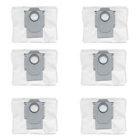 Roborock ロボロック 使い捨て紙パック 6個入り 互換品 S8 Pro Ultra / S7 MaxV Ultra / Q7 Max+ / Q7+ / Q5+ / 自動ゴミ収集ドック対応 掃除機対応 消耗品アクセサリー 紙 box ロボット掃除機 消耗品 ゴミパック 部品 社外品