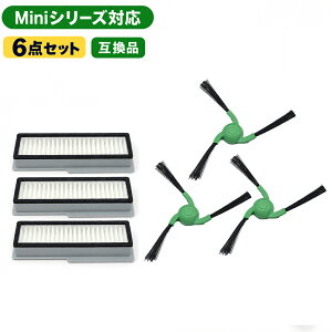 �����o Mini + AutoEmpty / Mini Slim + SlimCharge�Ή� �t�B���^�[3�� �G�b�W�N���[�j���O�u���V3�� �����p6�_�Z�b�g �݊��i�y30���ۏ؁z