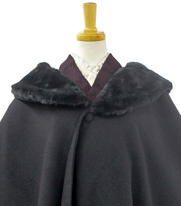 楽天市場】JAPAN MODE ケープコート ファー付き 2way 和洋兼用  