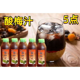5点セット 酸梅汁(梅ジュース) 緑点 酸梅汁 ポリ瓶【酸梅湯】台湾産うめジュース460ml*5本