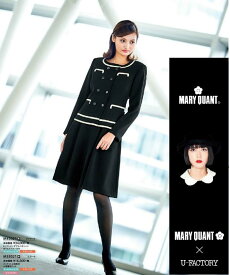 MARY QUANT　×　U-FACTORY　コラボ商品　白と黒は相思相愛　ジャケットとスカートのセット　M43021　M33021　マリークヮント　ユーファクトリー