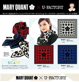 MARY QUANT　×　U-FACTORY　コラボ商品　スカーフ3種類　M83702　M83703　M83701　マリークヮント　ユーファクトリー