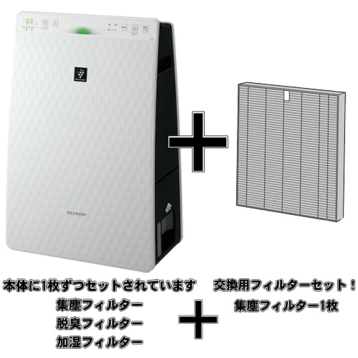楽天市場 空気清浄機 シャープ プラズマクラスター 交換用集塵フィルター1枚セット 加湿器 空気清浄機 加湿空気清浄機 ウイルス対策 黄砂 Pm2 5 花粉対策 加湿器 プラズマクラスター7000 Kc 30t7 トーカ堂tvショッピング楽天市場店