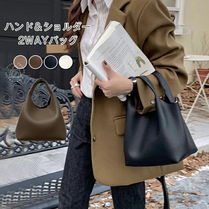 本革 バケツ型 ハンドバッグ バケツバッグ キューブバッグ おでかけ お  