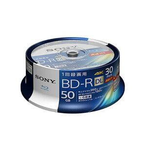 �\�j�[(SONY) �y30��(�n�f�W��6����)�z �\�j�[ / 30������ / �r�f�I�p�u���[���C�f�B�X�N / 1��^��p / BD-R / 1��������50GB(�n�f�W��6����) / 1-6�{�� / �f�B�X�N�p�P�[�X���� / 30BNR2VJPP6�@�@�@4548736155