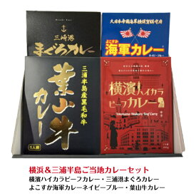 ＼10%ポイント還元 6/13 10:00- 6/27 09:59／【2025月8月初旬入庫分予約受付】G 横濱＆三浦半島ご当地カレーセット(ギフトボックス入り) カレー レトルト ご当地 横濱 横浜 ビーフカレー 横須賀 ネイビーブルー 三崎港 まぐろ 葉山牛 海軍カレー レトロ ギフト