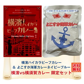 ＼10%ポイント還元 1/9 10:00- 1/16 09:59／G 横濱ハイカラビーフカレー・よこすか海軍カレー ネイビーブルー 2箱セット カレー レトルト 詰め合わせ ご当地 横須賀 レトロ 横浜 ハイカラ 馬車道 カレーの街 お土産 限定セット西洋 デミソース なりゆき街道旅
