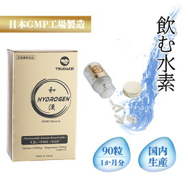 水素サプリメント 国産 日本産 90粒 約1ヶ月分 サプリ サプリメント 美容 ダイエット 水素 カルシウム 送料無料 TSUDAKEI HYDROGEN