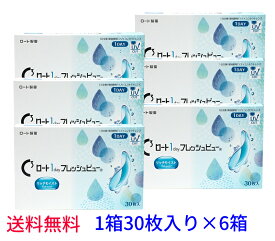【6箱セット送料無料】ロート ワンデーフレッシュビューリッチモイスト【1箱30枚入り×6箱】1day　近視用　まとめ買い