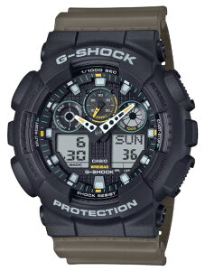 CASIO �J�V�I G-SHOCK G�V���b�N �W�[�V���b�N �C�O���f�� GA-100TU-1A3