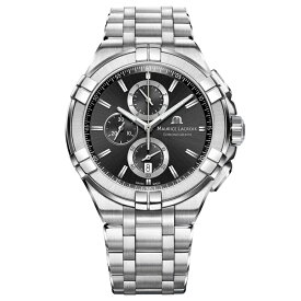 「お得なWプレゼント」 MAURICE LACROIX モーリスラクロア アイコン クォーツ クロノグラフ 正規品 新品 腕時計 10気圧 防水 時計